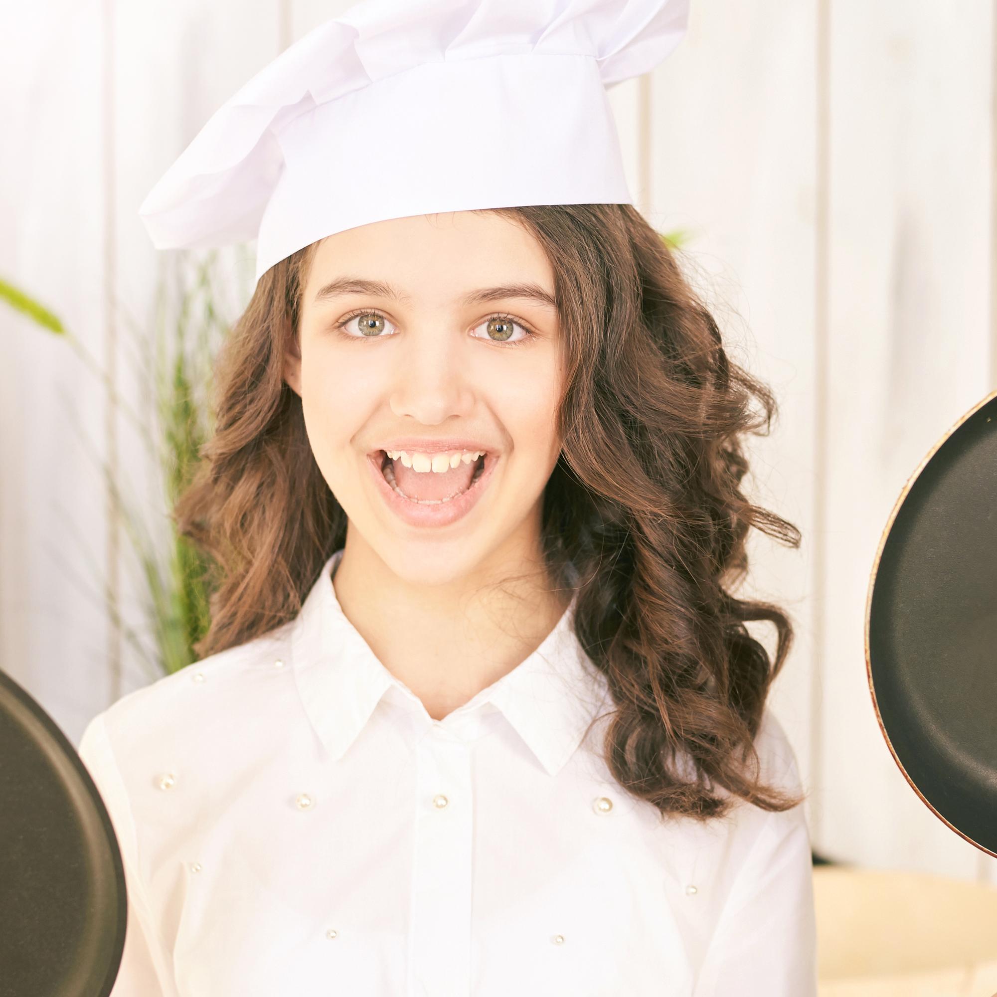 Foto di chef in sessione online